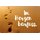 Schild Spruch "Im Herzen barfuss" 20 x 30 cm