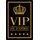 Schild Spruch "VIP 18 Jahre" schwarz 20 x 30 cm