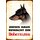 Schild Spruch "Dieses Haus bewacht ein Dobermann" Hund 20 x 30 cm