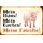 Schild Spruch "Mein Haus, Garten, Familie" Schwein 20 x 30 cm