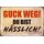 Schild Spruch "Guck weg, du bist hässlich" 20 x 30 cm