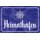 Schild Spruch "Heimathafen" Marine blau 20 x 30 cm