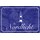 Schild Spruch "Nordlicht"Marine blau Leuchtturm 20 x 30 cm