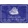 Schild Spruch "Zuhause ist wo die Wellen sind" Marine Schiff blau 20 x 30 cm 