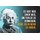 Schild Spruch "Weg Fehler vermeiden, keine Ideen" Einstein blau 20 x 30 cm 