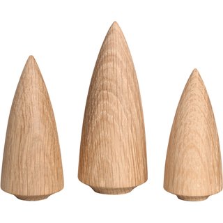 Miniatur Figuren Baumgruppe 3-teilig