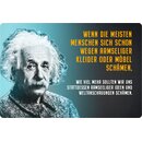 Schild Spruch "Menschen Kleider schämen,...