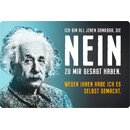 Schild Spruch "dankbar nein gesagt, selbst...
