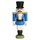 Mini-Nussknacker Baumbehang "Husar" blau ca. 9 cm