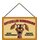 Schild Spruch "Offizieller Hundenarr, nicht therapierbar glücklich" 20 x 30 cm Blechschild mit Kordel