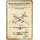 Schild Motiv "Flugzeug Design Airplane 1954" 20 x 30 cm