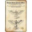 Schild Motiv "Design Flying-Machine 1889" 20 x...