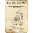 Schild Motiv Fahrrad Design Bicycle 1899 Hentz 20 x 30 cm 