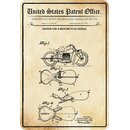 Schild Motiv "Motorrad Design Motorcycles Saddles...