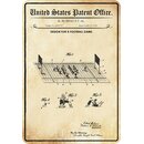 Schild Motiv "Fußball Design Football Game,...