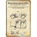 Schild Motiv "Auto, Design military vehicle body,...