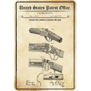 Schild Motiv "Waffe, Design breech-loading fire-arm...