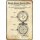Schild Motiv "Waffeleisen, Design waffle iron, Harker 1883" 20 x 30 cm