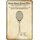 Schild Motiv "Schläger, Design tennis and badminton racket" 20 x 30 cm