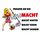 Schild Spruch "Frauen an Macht, Kaffee Essen sauber" 20 x 30 cm