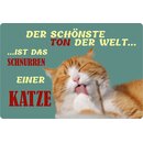 Schild Spruch "schönste Ton Welt Schurren einer...