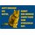 Schild Spruch "Gott erschuf Katze, Mensch Tiger zum streicheln hat" 20 x 30 cm