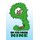 Schild Spruch "Oh you green nine" grüne neune 20 x 30 cm