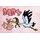 Schild Spruch "Baby" Storch weiblich 20 x 30 cm