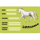 Schild Spruch "Lippizaner, Name Rasse Geboren"...