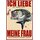 Schild Spruch "liebe es, wenn mich Frau zum Angeln gehen lässt" 20 x 30 cm