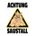 Schild Spruch "Achtung Saustall" 20 x 30 cm