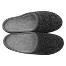 Filzpantoffeln in anthrazit mit Porosohle Größe 39