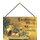 Schild Spruch Vintage "Hopfen und Malz Gott erhalts" 20 x 30 cm Blechschild mit Kordel