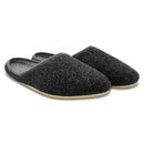 Filzpantoffeln in anthrazit mit Porosohle Größe 48