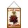Schild Spruch "A very warm welcome" Chilli 20 x 30 cm Blechschild mit Kordel