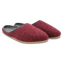 Filzpantoffeln rot mit Porosohle Größe 44