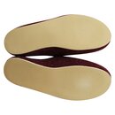 Filzpantoffeln rot mit Porosohle Größe 45