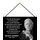 Schild Zitat "Menschheit Kategorien, Jugend Äpfel geklaut" Helmut Schmidt 20 x 30 cm Blechschild mit Kordel