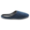 Filzpantoffeln blau mit Filzsohle Größe 36