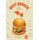 Schild Spruch "Best Burger, The Premium Quality, try it American Style" 20 x 30 cm