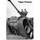 Schild Motiv "Tiger Panzer" Schwarz weiß...