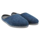 Filzpantoffeln blau mit Filzsohle Größe 38