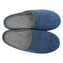 Filzpantoffeln blau mit Filzsohle Größe 38