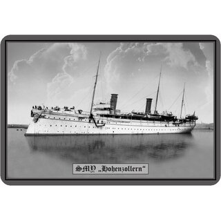 Schild Motiv Schiff "SMS Hohenzollern" Krieg 20 x 30 cm 