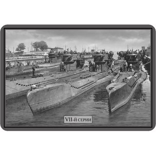 Schild Motiv Schiff "Russisches U-Boot" Krieg 20 x 30 cm 