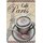 Schild Spruch "Café Paris" 20 x 30 cm