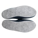 Filzpantoffeln blau mit Filzsohle Größe 41