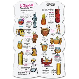 Schild Spruch "Cannibal Room Cocktail Lounge" 20 x 30 cm