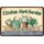 Schild Spruch "Kitchen Herb Garden, add delicious flavours to cooking" 20 x 30 cm