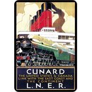 Schild Motiv "Cunard, United States Canada link with...